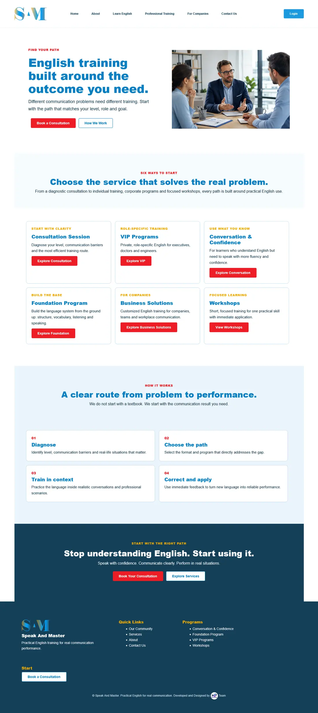 Speak & Master project screenshot 2