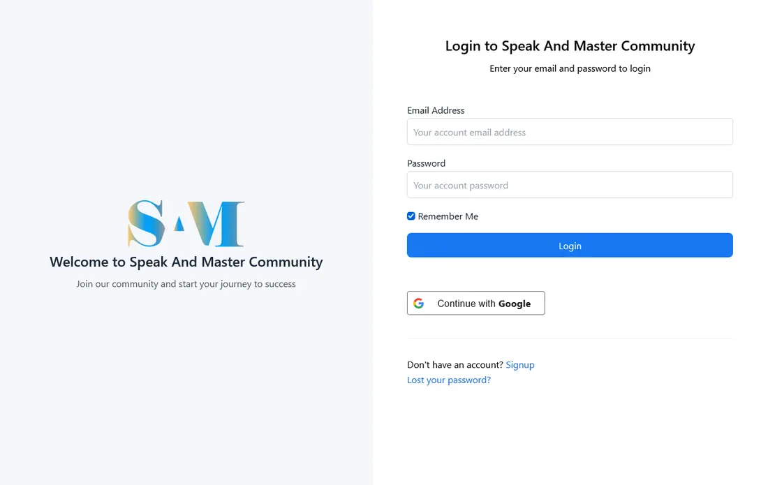 Speak & Master project screenshot 3